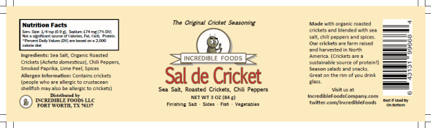Capture sal de cricket draft label